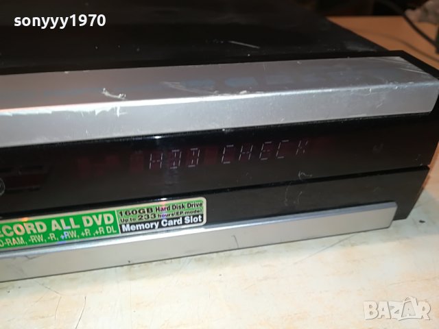 HITACHI DV-DS161E HDD/DVD/HDMI RECORDER-ВНОС SWISS 1608221242, снимка 4 - Плейъри, домашно кино, прожектори - 37708532