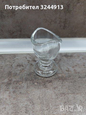 Соц стара но не използвана  стъклена чашка за промивка на око очи , снимка 5 - Антикварни и старинни предмети - 44271418