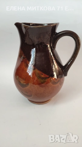 Голяма битова кана глазирана керамика