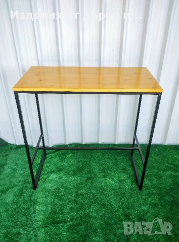 Маса комбинация от дърво и метал по поръчка , снимка 3 - Маси - 51147899