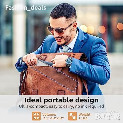 Нов Термален Bluetooth принтер Betife Безжичен за пътуване A4 за телефон и лаптоп, снимка 6 - Друга електроника - 42467252