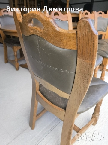 Комплект от 6 трапезни стола , снимка 9 - Столове - 51738273