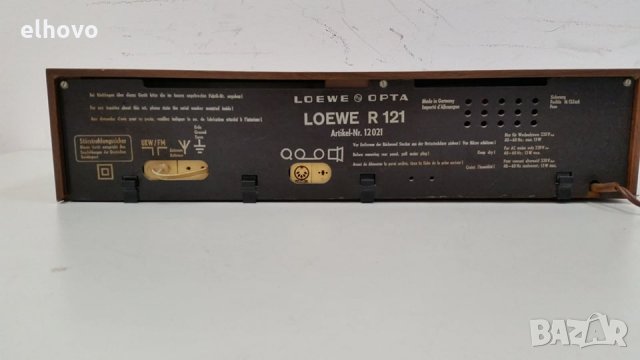 Радио Loewe Opta R 121, снимка 9 - Радиокасетофони, транзистори - 29952016