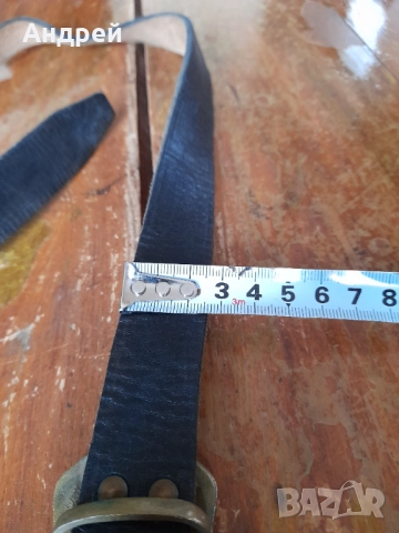 Стар кожен колан #11, снимка 3 - Други ценни предмети - 52939972