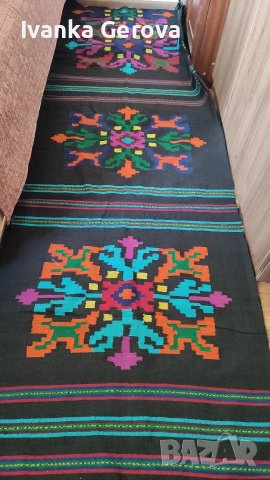 Ръчно тъкана вълнена черга 