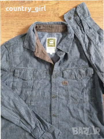 g-star rovic shirt - страхотна мъжка риза КАТО НОВА, снимка 5 - Ризи - 29095894