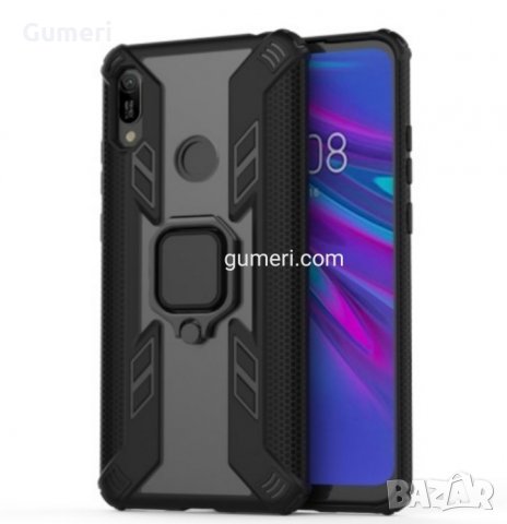 Huawei Y6s Удароустойчив гръб с метален пръстен 