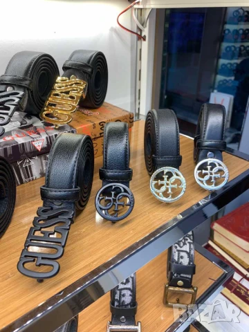 колани от естествена кожа в кутия ysl saint laurent calvin klein guess gucci hermes diesel, снимка 6 - Колани - 50764632