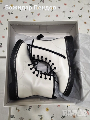 БОТИ  Jenny Fairy Бели ТОП МОДЕЛ  Размер 36