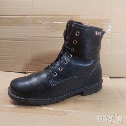 кожени ботуши / боти ECCO номер 38 обувки , снимка 7 - Дамски боти - 52124634