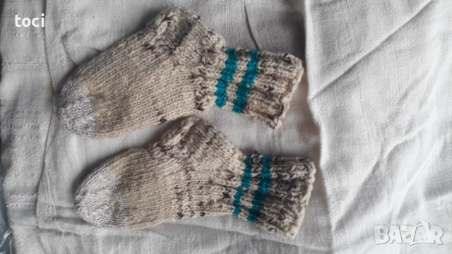 17 лв-5 чифта автентични Ръчно плетени Гети терлици нови , снимка 4 - Други - 52409826