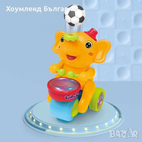 Музикална детска играчка слонче, снимка 3 - Образователни игри - 42077827