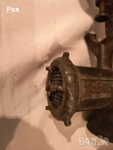   Чугунена месомелачка Alexanderwerk 8   от 30-те години, снимка 5 - Месомелачки - 49439548