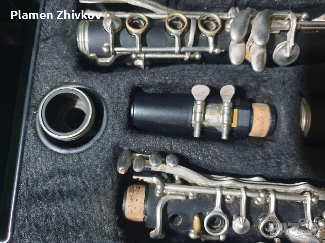 Стар кларинет в преносима оргинална чанта , снимка 2 - Антикварни и старинни предмети - 54188575