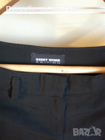Черен панталон Gerry Weber, снимка 2 - Панталони - 30494650