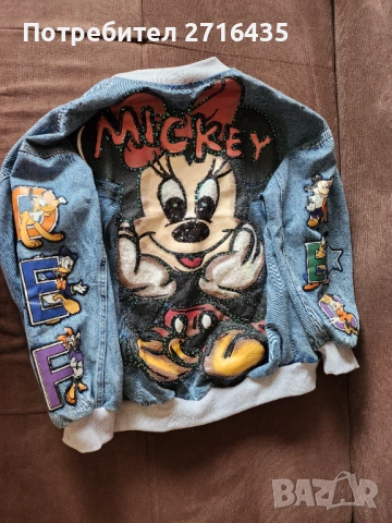 Дамско яке Мики Маус, снимка 2 - Якета - 53205847