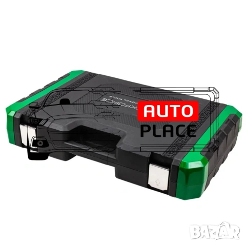 Гедоре 202 + 2 части 1/4″, 3/8″, 1/2″ RockForce, снимка 3 - Гедорета - 53909230