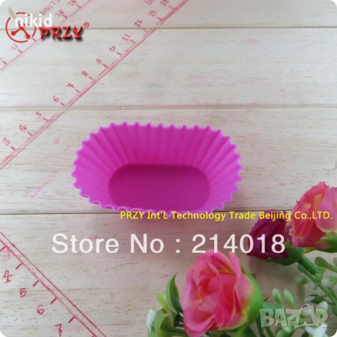 Мини хапки продълговати обли кошнички кошничка тарталета силиконов молд форма фондан бонбон гипс шок, снимка 4 - Фигурки - 44784450