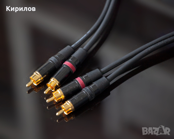 Качествени стерео аудио кабели интерконект RCA, чинч, PROEL - REAN, чинчове, кабел, снимка 6 - Други - 17108307
