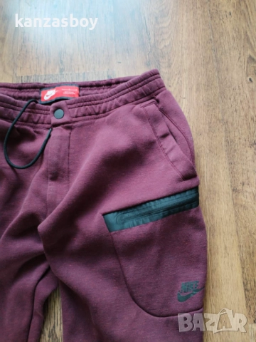 nike tech fleece maroon 805218-681 - дебело мъжко долнище Л, снимка 5 - Спортни дрехи, екипи - 52067786