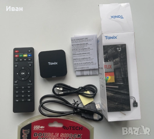 Tanix TX1 Android TV Box – 2GB/16GB + игри + джойпад