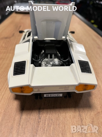 Метална колекционерска количкa модел BBURAGO LAMBORGHINI COUNTACH, снимка 6 - Колекции - 52888157