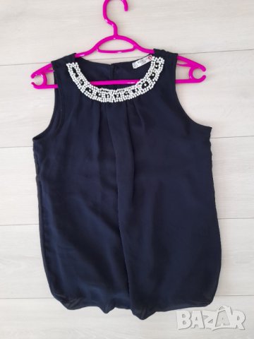 Дамска блуза с перлички, снимка 4 - Ризи - 37467340