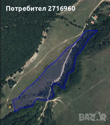 Уникален масив 63 дка с ПАРТИДА ЗА ТОК – с. Горно Камарци (инвестиционен потенциал), снимка 6 - Земеделска земя - 53891692