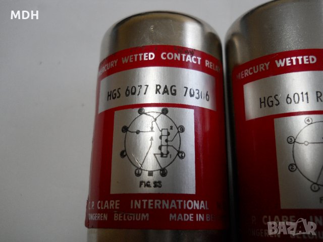 реле  с живачна рид ампула 2 модела, снимка 2 - Друга електроника - 29235859