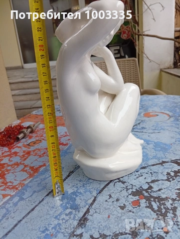 Фигура статуетка от порцелан -Момиче , снимка 6 - Статуетки - 54216818