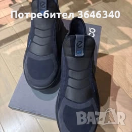 Мъжки обувки Ecco в син цвят размер 45, снимка 2 - Ежедневни обувки - 53205526