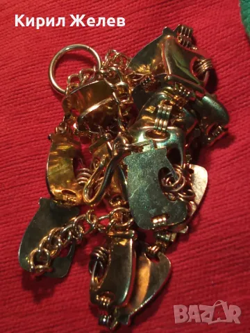 ПРЕКРАСНО СТИЛНО ДЕКОРАТИВНО ПОЗЛАТЕНО ФЕШЪН АРТ ДАМСКО КОЛАНЧЕ от БЛАГОРОДНА СТОМАНА 47376, снимка 9 - Колани - 47296531