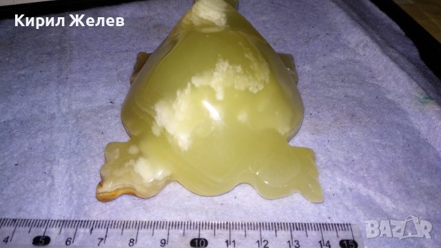 КРАСИВА ГОЛЯМА КОСТЕНУРКА от МРАМОРЕН ОНИКС АРТ ФИГУРКА СТАТУЕТКА МАЙСТОРСКА РЪЧНА ИЗРАБОТКА 33995, снимка 5 - Статуетки - 38927481