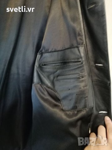 Кожено сако, снимка 6 - Якета - 40760442