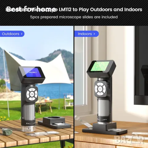 Микроскоп дигитален LINKMICRO LM112 500Х, снимка 2 - Образователни игри - 47723784