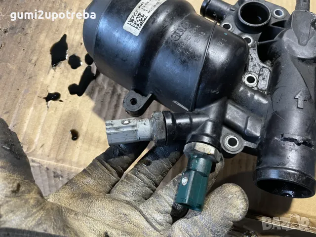 Корпус Маслен Филтър 059115389K Porsche Cayenne 3.0D 92A/2012г, снимка 4 - Части - 49429365