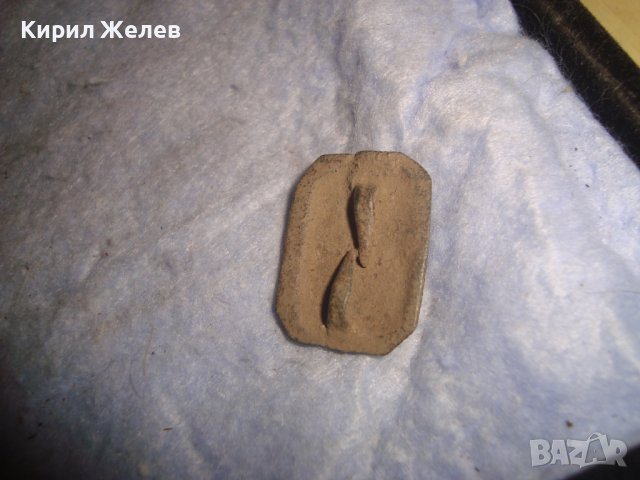 19 ВЕК РЯДКА СТАРИННА КОКАРДА УКРАШЕНИЕ БРОШКА БРОНЗ-МЕД ПАТИНА 7287, снимка 4 - Антикварни и старинни предмети - 37220160