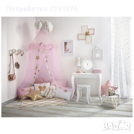 Детска тоалетка със столче, снимка 4 - Тоалетки - 35527675