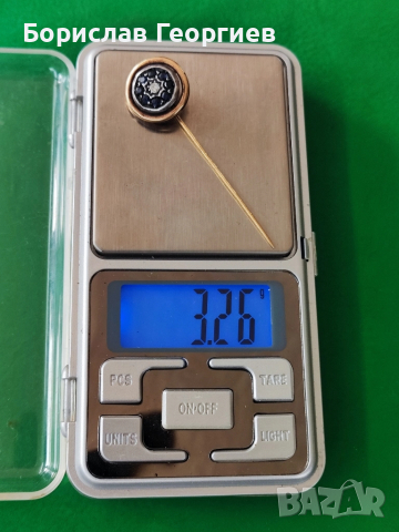 Златна игла от царско време 14 С, снимка 9 - Антикварни и старинни предмети - 51482410