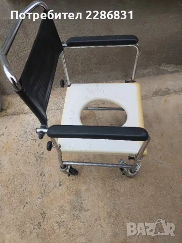 Инвалиден стол комбиниран, снимка 3 - Тоалетни столове - 49667802