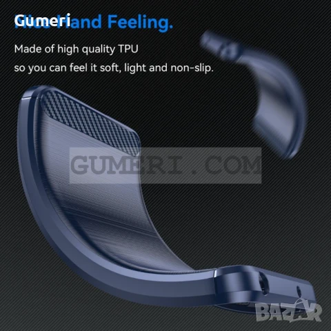  Motorola Edge 60 5G  Противоударен Силиконов Гръб - Карбон, снимка 6 - Калъфи, кейсове - 50504994