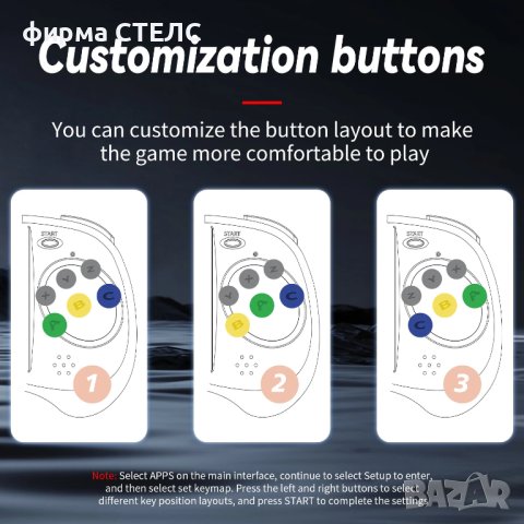 Преносима игра STELS Anberni, IPS дисплей, Quad Core, 272GB, 8000 игри, снимка 15 - Други игри и конзоли - 44478373