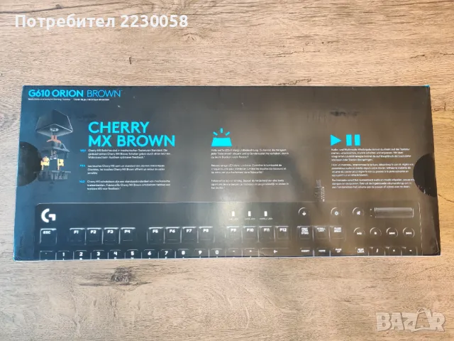 Механична клавиатура Logitech G610 Orion Brown, снимка 6 - Клавиатури и мишки - 49019055