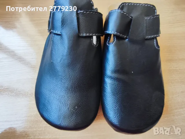 Кожени мъжки чехли N 45, Нови, снимка 2 - Мъжки чехли - 49582961