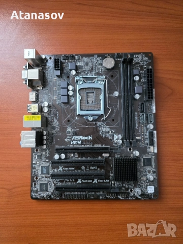 Asrock H81M HDMi сокет 1150., снимка 4 - Дънни платки - 52184678