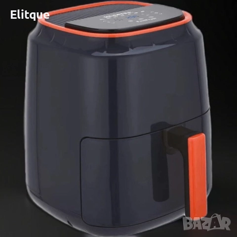 Фритюрник KUMTEL Airfryer с LED дисплей и сензорно управление, снимка 3 - Друга електроника - 52854912