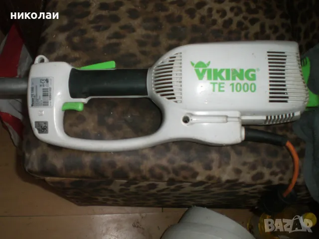 STIHL ел тример 1000 вата, снимка 3 - Градинска техника - 49175270