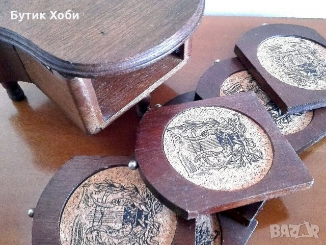 Интересна поставка и подложки, снимка 5 - Антикварни и старинни предмети - 33717815