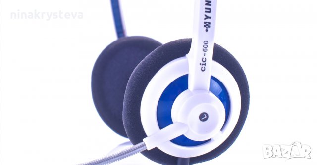 Стерео слушалки с микрофон Hyundai CIC-600 НОВИ, снимка 4 - Слушалки за компютър - 34914643