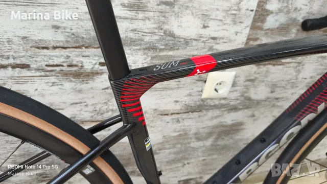 НОВ карбонов шосеен велосипед Argon 18 Sum Pro Ultegra Di2 Velomann Palladium | XXS, снимка 6 - Велосипеди - 55928552